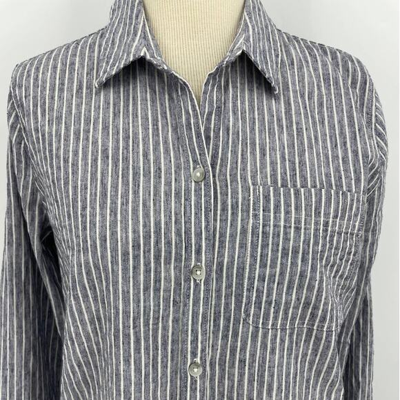 Lucky Brand Striped Button Down Shirt - Picture 4 of 6